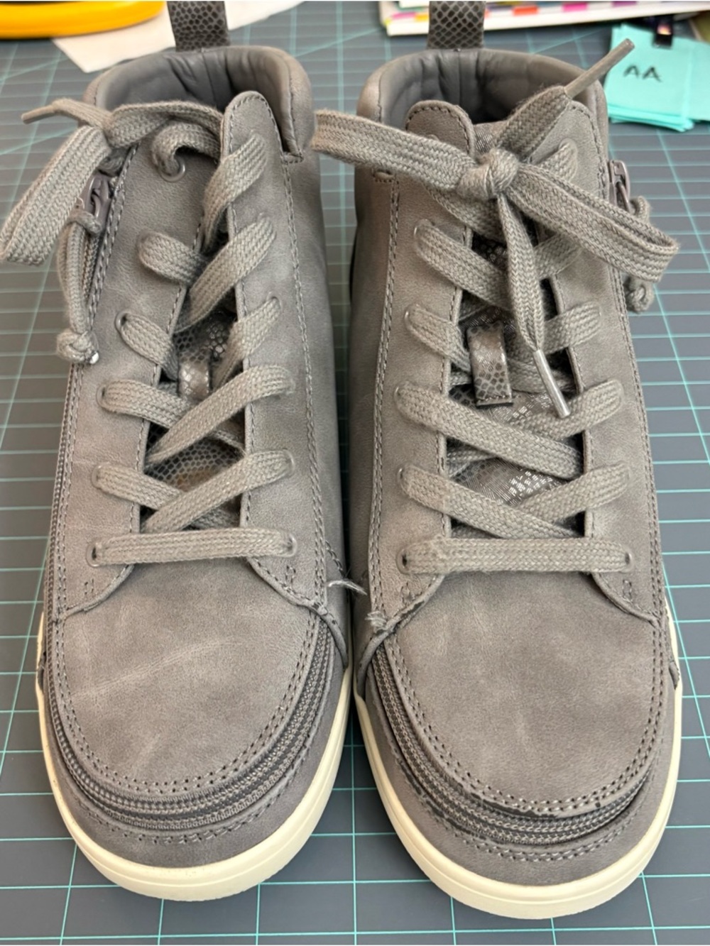 BILLY Footwear Sneaker Lace Mid Top
- Stone Gray Women’s 7.5